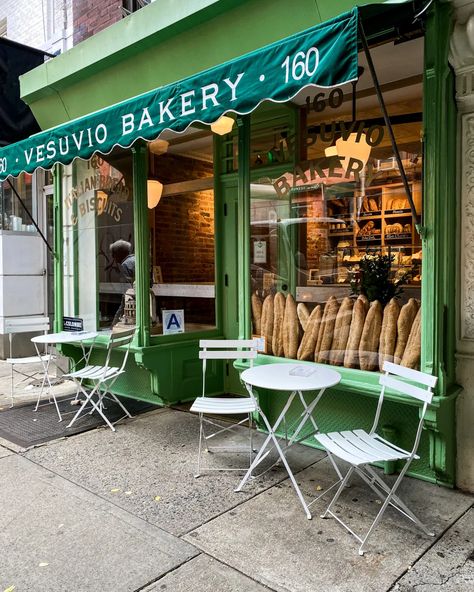 Vesuvio Bakery, NY Italian New York, New York Bakery, Bakery Window, City Bakery, Bakery New York, Warehouse Office, House New York, Parisian Cafe, Office Renovation