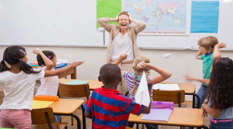 Meeting and Greeting Students at the Beginning of Class - TeacherVision Classroom Arrangement, Teacher Salary, Bored Teachers, Gen Alpha, Teaching Profession, Ipad Kids, Classroom Behavior, School Administration, Kids Running