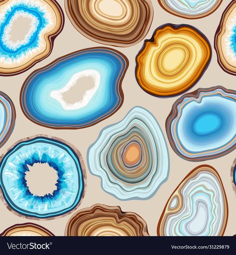 Granite Texture, Agate Slices, Idea Board, Travel Poster, Travel Posters, Seamless Pattern, Seamless Patterns, Adobe Illustrator, Stock Vector