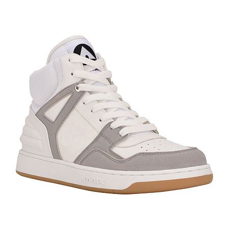 Add a street-style edge to your outfits with this pair of Airwalk women's Trick sneakers. Made from a mix of mesh, faux suede, and leather, these lace-up high-top sneakers have a two-tone design featuring the brand's signature moniker and a comfortable flat cushioned sole. Wear them with your favorite activewear.Features: ComfortClosure Type: Lace-UpUpper/Outer Base Material: 72% Synthetic, 28% TextileShoe Lining Material: PolyesterSole Material Content: 100% SyntheticCountry of Origin: Imported Hightop Sneaker Outfits Women, 2023 Wardrobe, Nike Shoes Women Fashion, Airwalk Shoes, Hightop Sneakers, Comfortable Flats, Nike Shoes Women, Dream Shoes, High Top Shoes