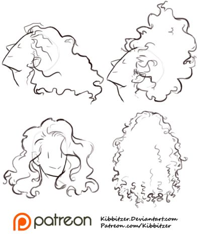 I'm studying curly hair! this is a little preview, you can find the complete series (9) on Patreon! you’ll also find stairs, torsos, wings, legs, eyes, flowers, cats, hands and more! (fo... Curly Hair Reference, Ako Kresliť, Curly Hair Drawing, Drawing Hair, Siluete Umane, Reference Sheet, Eye Tutorial, Hair Reference, Hair Tutorials