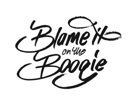 Blame It On The Boogie, Font Layout, Fancy Writing, 70s Tv Shows, Trendy Fonts, Instagram Font, The Boogie, Hand Drawn Type, Font Inspiration