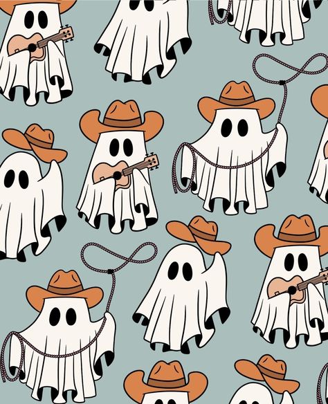 cowboy ghosts with cowboy hat, ghost with guitar, ghost with lasso western phone background / phone wallpaper image and notebook link | perfect fall and Halloween notebook for school, home, or work | 7.5in X 9.25in | collage ruled left field lined notebook | 100 pages notebook | BUY at attached link! Emily TWD Books 

*clicking on the affiliate link helps me earn a small commission on any purchases made thereafter Ghost With Cowboy Hat Wallpaper, Western Halloween Background, Cowboy Fall Wallpaper, Halloween Western Wallpaper, Cowboy Ghost Wallpaper, Ghost With Guitar, Western Halloween Wallpaper, Ghost Cowboy, Halloween Notebook