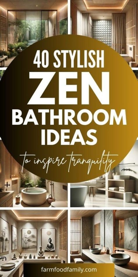 40+ Cozy Zen Bathroom Ideas to Create a Relaxing Oasis 84 Peaceful Bathroom Aesthetic, Meditation Bathroom Decor, Natural Look Bathroom Ideas, Spa Zen Bathroom, Spa Esthetic Bathroom, Zen Master Bath Ideas, Timeless Spa Bathroom, Spa Inspired Bathroom Small, Earthy Bathroom Ideas Natural