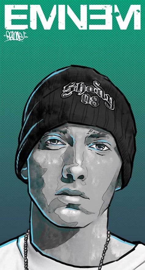 Robert Capaldo ‏@range1one Eminem with @illustrator and @photoshop #madewithwacom Eminem Drawing, Eminem Poster, Images Pop Art, Tupac Art, Eminem Wallpapers, Arte Do Hip Hop, Hip Hop Artwork, Arte Hip Hop, Eminem Rap