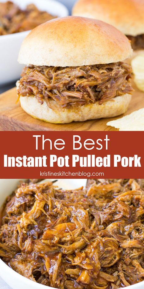 Pulled Pork Instant Pot Recipe, Instant Pot Pulled Pork Recipe, Instant Pot Pulled Pork, Instant Pot Pasta Recipe, Pulled Pork Recipe, Instant Pot Pork, Pulled Pork Recipes, Best Instant Pot Recipe, Pork Recipe