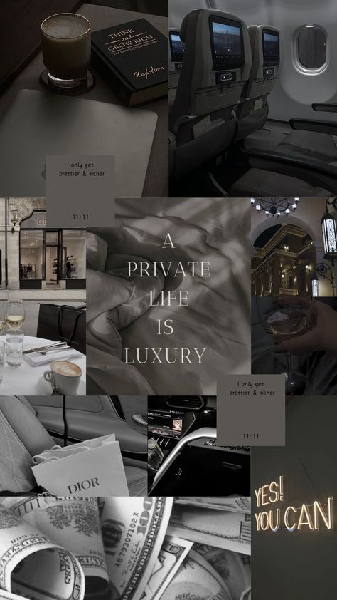 Manifesting Wallpaper Iphone, Luxury Things To Buy, Rich Vibes Wallpaper, Mood Board Money, Rich Mindset Wallpaper, Luxury Life Quotes, Interview Aesthetic, Study Wallpaper Aesthetic, Manifesting Vision Board