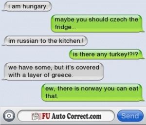 painful european humor Thursday Humor, Nerdy Humor, Autocorrect Fails, Love Puns, Funny Text Fails, Text Fails, Funny Text Messages, Funny Fails, Bones Funny