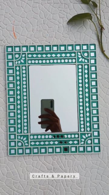 Diy Frame Wall Decor, Lippan Art Ganesha Square, Lippan Art Watch, Lippan Art Mirror Square Shape, Lippan Art In Rectangle Shape, Lippan Art Square Design Easy, Rectangle Lippan Art Design, Lippan Art On Rectangle Board, Lippan Art Rectangle Shape