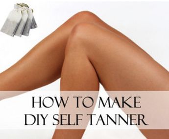 Diy Self Tanner, Sunless Tanner, Coconut Oil Uses, Sunless Tanning, Beauty Remedies, Self Tanner, Beauty Recipe, Homemade Beauty Products, Tea Bags