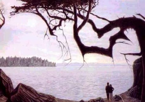 Baby in the Lake Optical Illusion - http://www.moillusions.com/baby-lake-optical-illusion/ Image Illusion, Amazing Optical Illusions, When U See It, Illusion Pictures, Eye Tricks, Hidden Images, Visual Illusion, Optical Illusions Art, When You See It