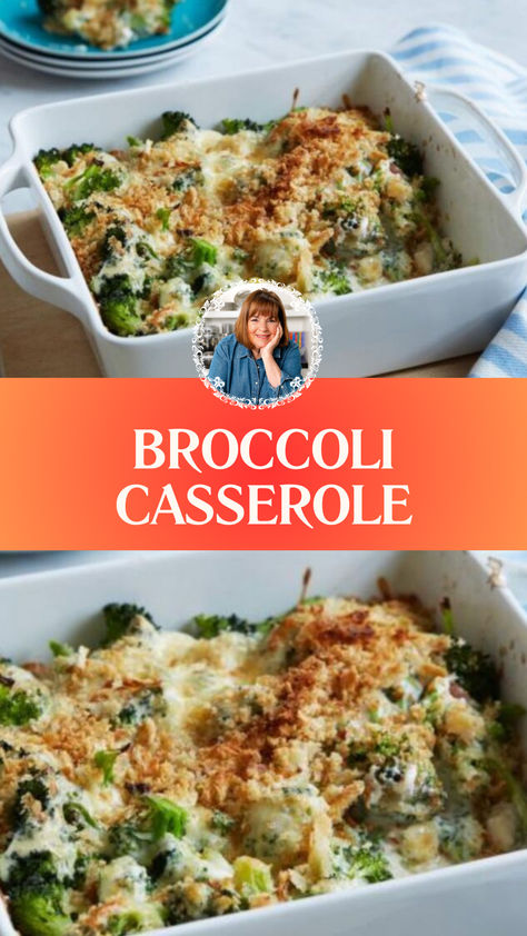 Ina Garten Broccoli Casserole Ina Garten Broccoli Recipe, Broccoli Gratin Recipes, Healthy Broccoli Casserole Recipes, Make Ahead Broccoli Casserole, Recipes With Frozen Broccoli Florets, Broccoli Souffle Recipes, Frozen Broccoli And Cheese Recipes, Recipes Using Frozen Broccoli, Recipes With Frozen Broccoli