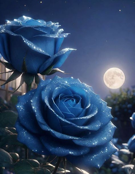 Normal Wallpaper, Romantic Images, Lovely Flowers Wallpaper, Motion Backgrounds, Beautiful Flowers Wallpapers, Blue Roses, Moon Goddess, Wild Roses, Blue Rose