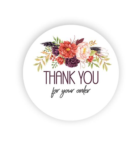 Thank You For Your Order Printable Stickers Packages Ideas, Gel Moment, Thank You Pictures, Thank You Printable, Small Business Quotes, Christmas Tags Printable, Thank You Card Design, Thank You Customers, Labels Printables Free