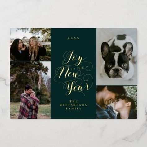 Happy New Year Family, Collage Layout, Text Message Invitations, Family Photo Cards, Six Photo, Engagement Invitation Template, New Year Photos, Family Cards, A Happy New Year