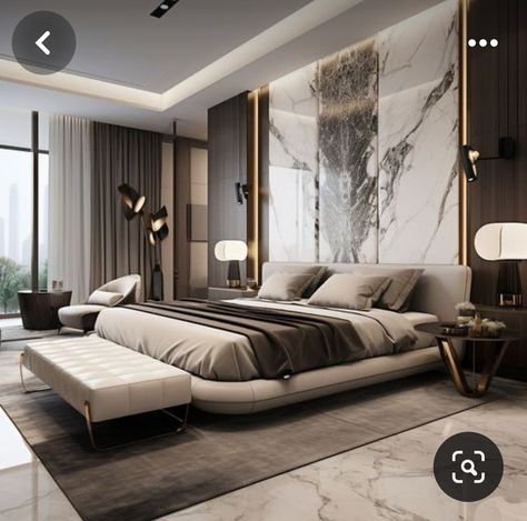 Fendi Casa Bedroom, Modern Luxury Home Interior Design, Fancy Bedroom Luxury, Modern Luxurious Bedrooms Classy, Luxurious Bedrooms Master Modern, Luxury Bedroom Design Master Suite, Bedroom Master Modern, Luxurious Bedrooms Master, Luxurious Master Bedrooms