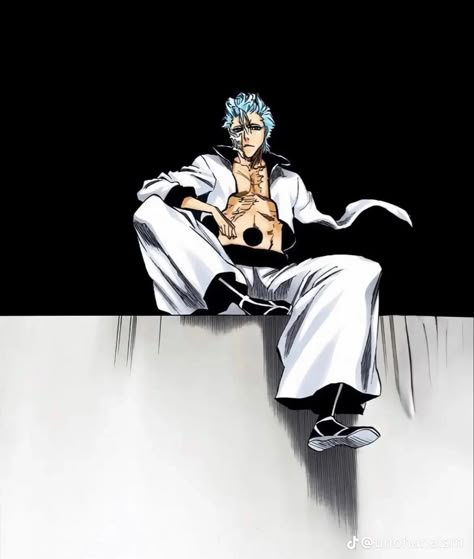 Grimmjow Icon, Grimmjow Bleach, Bleach Pfps, Bleach Pfp, Grimmjow Jaegerjaquez, Tite Kubo, Manga Colored, Bleach Characters, Bleach Art