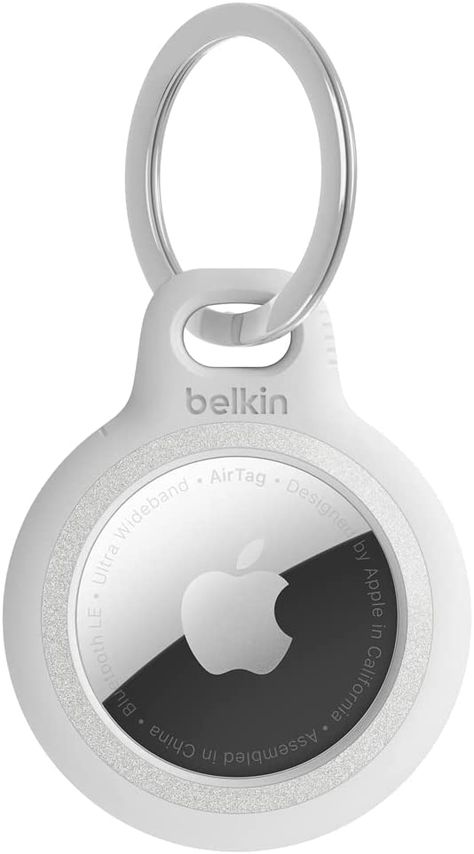 Apple Air Tag Holder, White Car Accessories, Apple Tag, Air Tag Holder, Air Tags, Airtag Keychain, Apple Air Tag, Airtag Case, Cool Finds