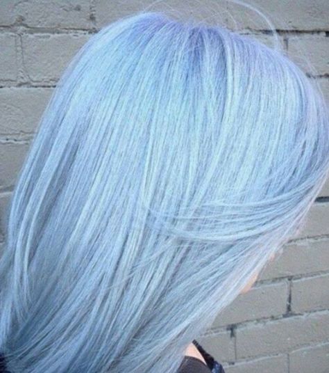 Ice Blue Hair Color, Periwinkle Blue Hair, Powder Blue Hair, Light Blue Hair Dye, Light Blue Hair Color, Pale Blue Hair, Ice Blue Hair, Icy Blue Hair, Sky Blue Hair