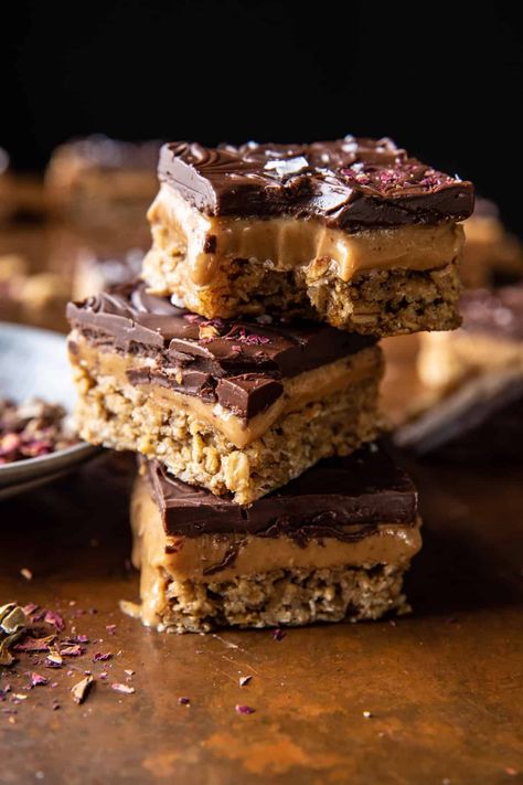 Chocolate Peanut Butter Oatmeal Bars | halfbakedharvest.com Half Baked Harvest Recipes Chocolate Peanut Butter Oatmeal Bars, Chocolate Peanut Butter Oatmeal Bars Half Baked Harvest, Half Baked Harvest Oatmeal Bars, Half Baked Harvest Peanut Butter Bars, Half Baked Harvest Bars, Vegan Chocolate Peanut Butter Bars, Oatmeal Peanut Butter Chocolate Bars, Half Baked Harvest Cookies, Peanut Butter Pie Bars