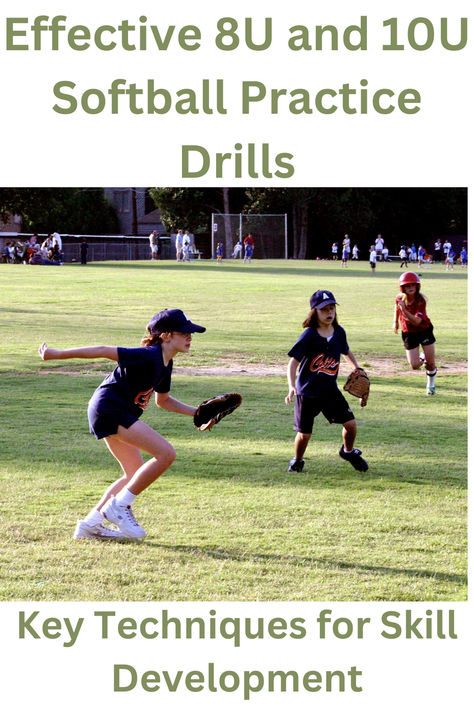 In our experience, the key to effective practice drills for 8U and 10U players. Well it is to strike a balance between skill development and fun. 8u Softball Hitting Drills, Basic Softball Drills, Youth Softball Practice Plans, 12u Softball Drills, Base Running Drills Softball, Softball Practice Drills Coaching, 8u Softball Practice Drills, Coach Pitch Softball Drills, 6u Softball Drills