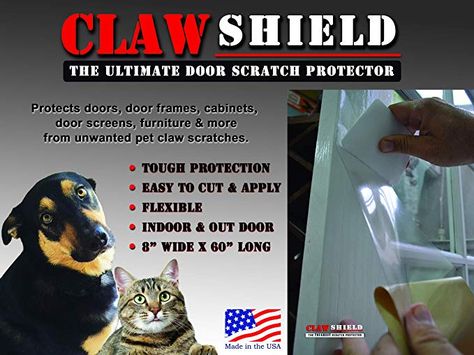 Door Protector From Dog, Raw Food Diet Plan, Dog Barrier, Door Protector, Furniture Scratches, Raw Food Diet, Cat Claws, Frame Wall, Door Frame