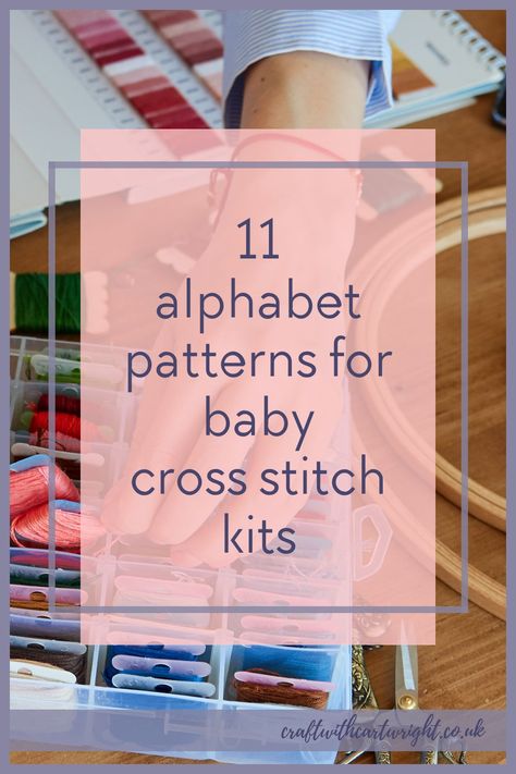 11 alphabet patterns for baby cross stitch kits - Craft with Cartwright Cross Stitch Nursery Pattern, Cross Stitch Monogram Patterns Free, Cross Stitch Fonts Free, Cross Stitch Alphabet Patterns Free, Baby Cross Stitch Patterns Free, Cross Stitch Names, Cross Stitch Monogram Patterns, Cross Stitch Baby Blanket, Cross Stitch Letter Patterns