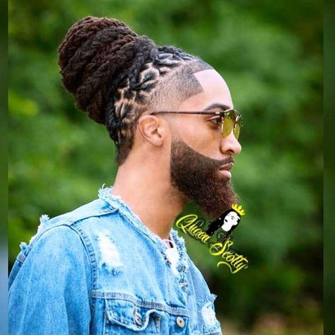 #Dreadlocs #dreadlocks #dreads #locs #teamlocs #dreadstyles #locstyles #locnation #nappyroots #locs4life #braidedlocs #LocdKellz Men’s Loc Styles Updo, Dreads Updo Styles Men, Long Dread Hairstyles For Men Updo, Men’s Long Loc Hairstyles, Updo Dreadlock Styles For Men, Loc Styles For Men Updo, Curly Locs Men, Mens Dreadlock Styles, Dreadlocks Styles