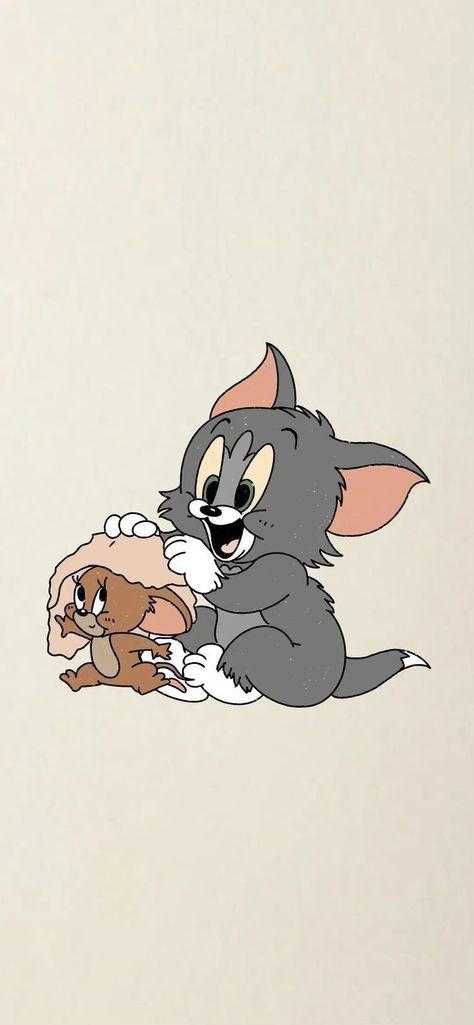 Photo Kawaii, Jerry Wallpapers, Tom And Jerry Wallpapers, Tom Et Jerry, Tom And Jerry Cartoon, Glittery Wallpaper, Tom Y Jerry, Desain Quilling, 디즈니 캐릭터