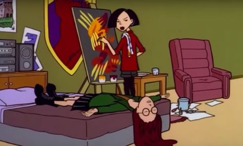 Daria Characters, Daria Quotes, Daria Mtv, Daria Morgendorffer, A Cartoon, On The Floor, Series Movies, Spirit Animal, The Floor