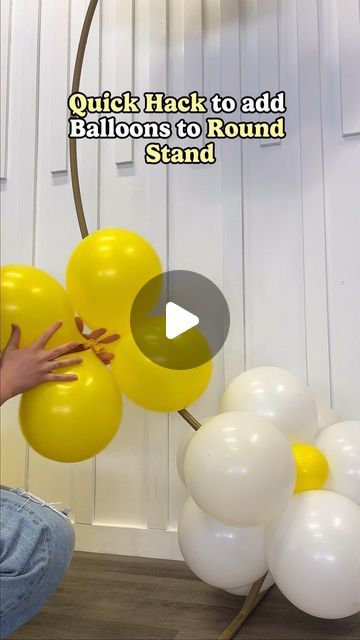 175K views · 3.9K likes | House of Party on Instagram: "Upgrade your stand with balloons! Grab, twist, and repeat. Watch our reel to see how!   #houseofpartyco #balloontutorial #howto #balloontipsandtricks" Diy Balloon Ring Stand, How To Make A Balloon Arch With Stand, Diy Balloon Arch Stand, Balloon Stand Ideas, How To Make A Balloon Arch, Diy Balloon Stand, Balloon Backdrop Ideas, Balloon Decorations Without Helium, Balloon Arch Ideas