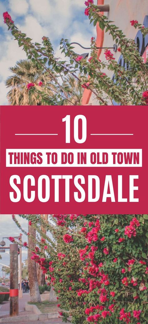 Old Town Scottsdale Arizona, Scottsdale Old Town, Food To Order, Arizona Travel Guide, Travel Arizona, Arizona Restaurants, Arizona Adventure, Travel Printables, Arizona Vacation