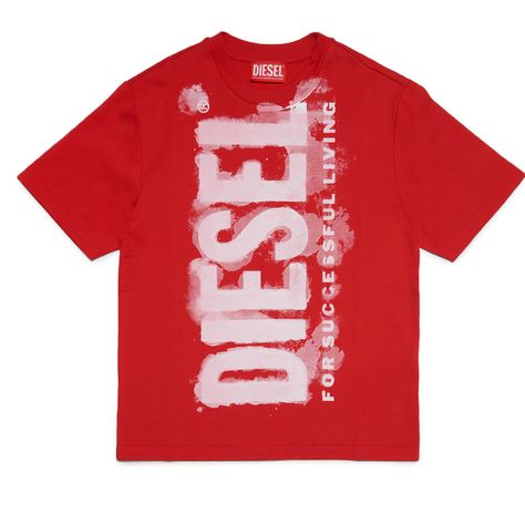 DIESEL TJUSTE16 OVER T-SHIRT Y2k Fashion Brands, Diesel Outfit, Diesel Shirt, Diesel Top, Cute Online Clothing Stores, Png Clothes, Birthday Fits, Stylish Boys, Stella Mccartney Kids