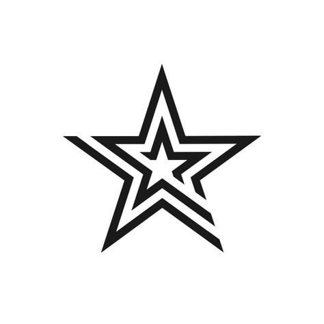 Star Hand Tattoos For Guys, Grafik Design Logo, Logo Design Star, Star Png, Logo Star, Pola Tato, Filigree Tattoo, Logo Generator, Star Logo Design