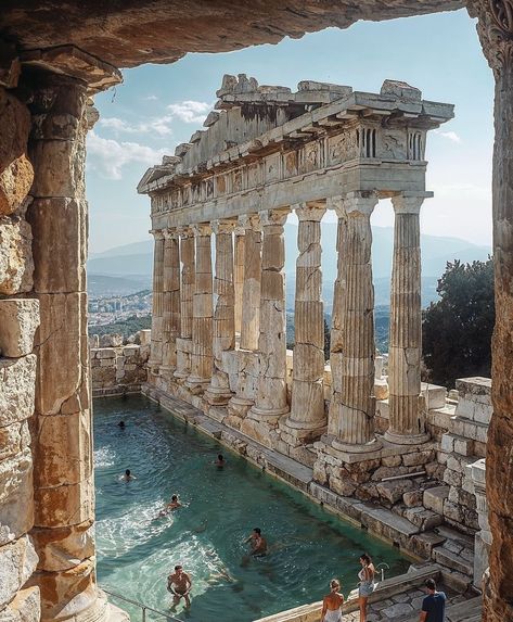 Rome Aesthetic Vintage, Ancient Rome Aesthetic, Rome Ancient, Rome Aesthetic, Pax Romana, Escape Reality, Architecture Old, Ancient Rome, Beautiful Architecture