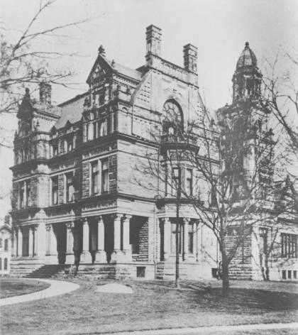 Millionaires Row, American Mansions, Gothic Buildings, Dome Home, Ohio History, Old Mansions, Victorian Photos, Historic Mansion, Cleveland Museum Of Art