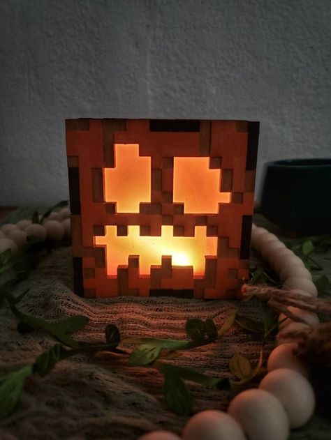 Check out this item in my Etsy shop https://www.etsy.com/listing/1038459510/jack-o-lantern-wooden-minecraft-led Minecraft Jack O Lantern Template, Japanese Lamp Minecraft, Lamp In Minecraft, Minecraft Jack-o-lantern, Minecraft Torch Lamp, Minecraft Lantern, Jack O Lantern Diy, Artist Markers, Diy Minecraft