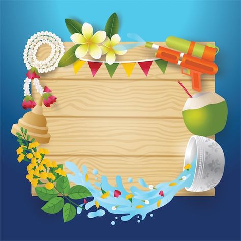 Thingyan burmese new year festival water... | Premium Vector #Freepik #vector #cartoon-poster #poster-illustration #cartoon-banner #cartoon-illustration Thingyan Festival Design, Thingyan Festival Cartoon, Water Festival Myanmar Design, Thingyan Festival, Cartoon Banner, Banner Cartoon, Festival Paint, Water Festival, 4k Wallpapers For Pc