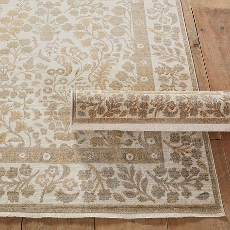 Rifle Paper Co. Lotte Patterned Area Rug 100% Polyester Ballard Designs Living Room, Floral Runner Rug, French Country Rug, Floor Rugs Bedroom, Diamond Sisal Rug, Sisal Area Rugs, Classic Wallpaper, Rug Size Guide, Area Rug Runners