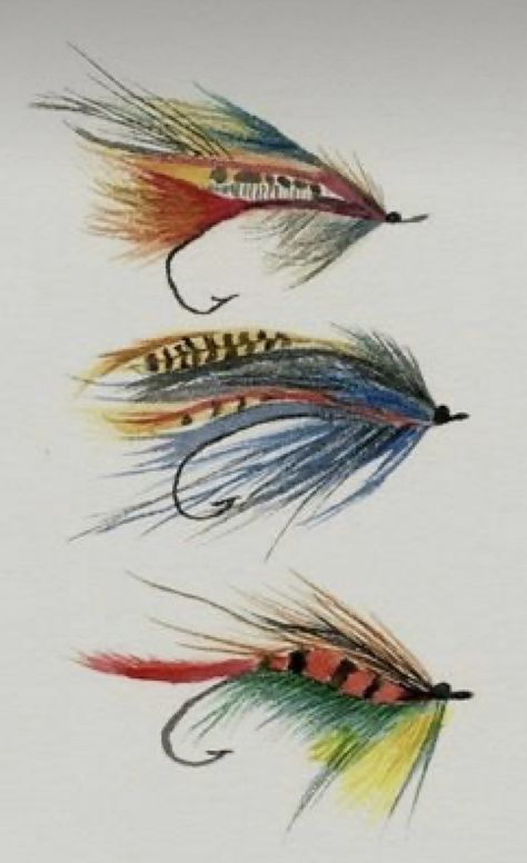 Fishing Lures Tattoo, Fishing Lure Tattoo, Tattoo Fishing, Fishing Lures Display, Fishing Lures Art, Fly Fishing Art, Vintage Fishing Lures, Fishing Pictures, Watercolor Fish