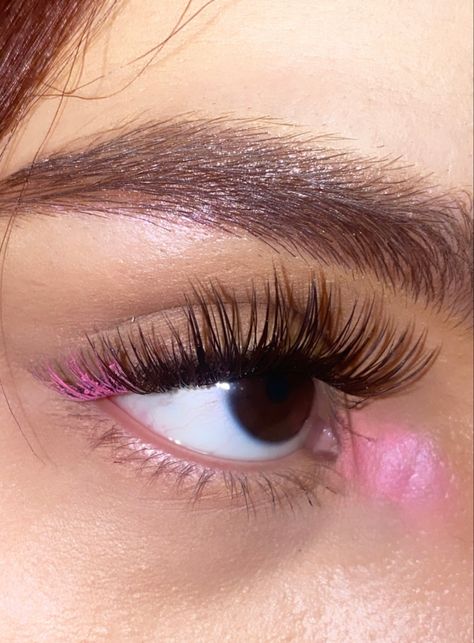 Pink Mascara Looks, Mascara Looks, Pink Mascara, Alt Makeup, Makeup Lashes, Cute Makeup Looks, Cute Makeup, Happy Valentine, Makeup Looks