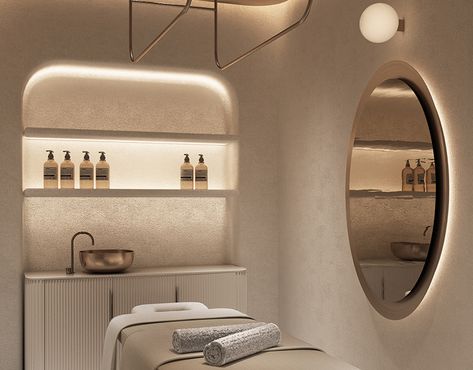 BEAUTY LOUNGE SPA DESIGN Beauty Salon Decor Luxury, Spa Design Interior, Spa Room Decor, Spa Interior Design, Medical Office Design, Salon Suites Decor, Spa Interior, Beauty Salon Interior, Salon Interior Design