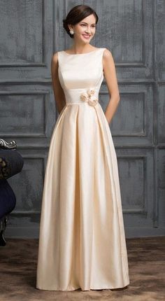 Mother Of The Bride Dresses Long, Satin Evening Dresses, Mob Dresses, فستان سهرة, Satin Bridesmaid Dresses, Vestidos Vintage, Mom Dress, Evening Gowns Formal, Beautiful Gowns