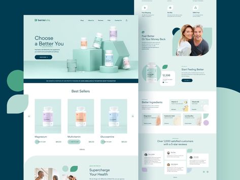 Pharmacy Landing Page Design, Cosmetics Landing Page Design, Ecom Landing Page, Medical Ecommerce Web Design, Shopify Landing Page Design, Shop By Category Design, Shopify Landing Page, Product Landing Page Design Inspiration, Product Category Page Design