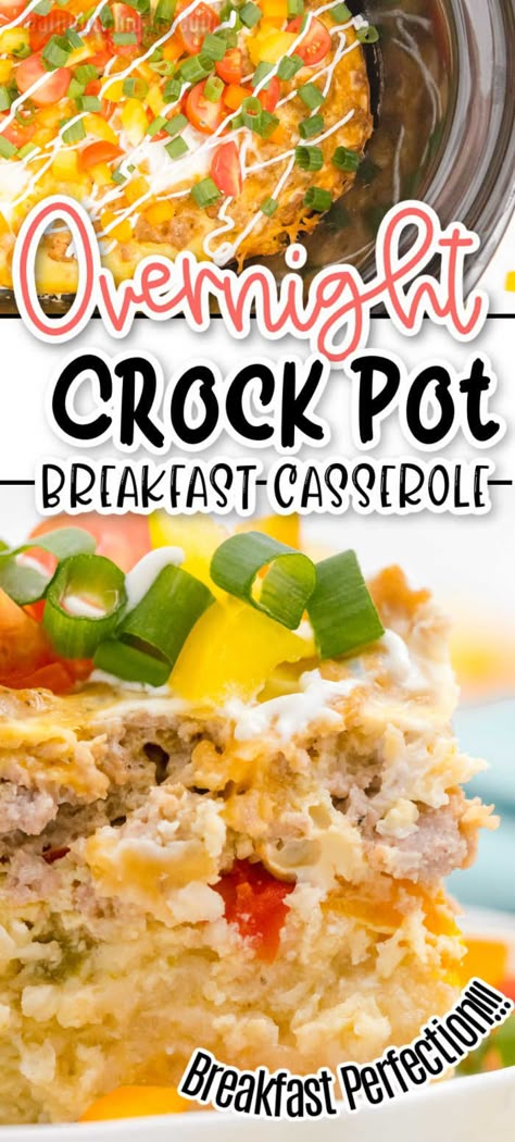 Crock Pot Egg Casserole Overnight, Crock Pot Hashbrown Casserole Breakfast, Crockpot Breakfast Eggs, Egg Bake In Crockpot, Crockpot Eggs Overnight, Healthy Overnight Breakfast Casserole, Crock Pot Brunch Ideas, Breakfast Casserole With Hashbrowns Crockpot, Breakfast Casserole Crockpot Overnight