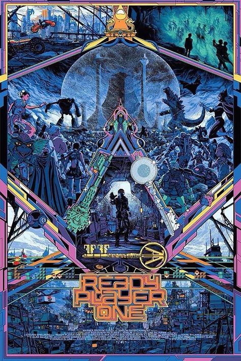 Ready Player One Book, Ready Player One Movie, Ready Player Two, Kilian Eng, Culture Poster, By Kilian, Best Movie Posters, Ready Player One, Player One