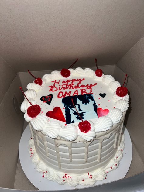 Jenna Ortega Birthday, Wednesday Cake, Jenna Ortega Wednesday, 13th Birthday, Cherry On Top, Jenna Ortega, Pop Of Color, How To Make Cake, Birthday Cake