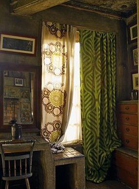 . Mismatched Curtains, Curtains Layered, Curtains Apartment, Blinds And Curtains Together, Anthropologie Curtains, Shutters With Curtains, Layered Window Treatments, Sonic Aesthetic, Mom Cave