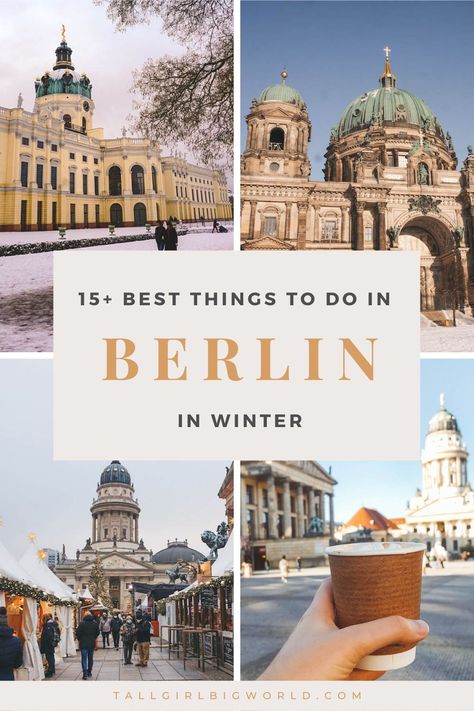 The 15+ best things to do in Berlin in winter, according to a local. This post features both outdoor attractions and indoor winter activities in Berlin. free things to do in Berlin in winter | indoor things to do in Berlin in winter | places to visit in Berlin in winter | what to do in Berlin in winter | top Berlin attractions | underrated things to do in Berlin in winter | unique things to do in Berlin in winter | Berlin travel tips | Berlin travel guide | #Berlin #Germany Must See Places In Berlin, Berlin In January, What To Do In Berlin Germany, Christmas In Berlin Germany, Places To Visit In Berlin, Berlin Germany Winter, Berlin In Winter Aesthetic, Berlin In February, Best Things To Do In Germany