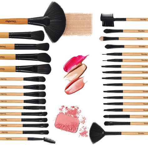 Makeup brush tool bag set Product Category: Makeup Brush Number of brushes: 32 Bristle material: artificial fiber Brush type: PU Brush handle material: wooden handle Brush handle specifications: portable Length specifications: 3cm Overall length specification: 15cm Applicable people: ladies Shop product now with the link below 👇 https://anchorwellness.us/products/makeup-brush-tool-bag-set #makeupbrush #makeup #makeupbrushes #brushmakeup #makeupbrushset #brushset #makeupbrushmurah #kuasmak... Different Makeup Brushes, Classic Black Bag, Makeup Beginner, Eyelash Comb, Eye Shadow Brush, Blush Powder, Makeup Brush Kit, Makeup Brush Set Professional, Makeup Brushes Set